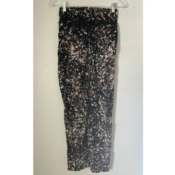 Osei Duro Kpong Trousers in Art Attack Black White Brown Splatter size XS
